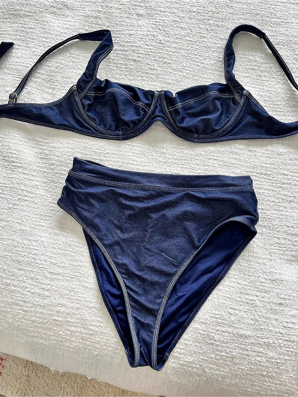 NEW Monday Swim Denim Bikini